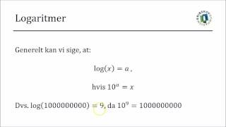 eksponentialfunktioner 4  logaritmer [upl. by Yila997]