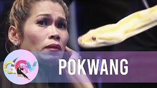 Pokwang faces her fear of snakes  GGV [upl. by Landes]