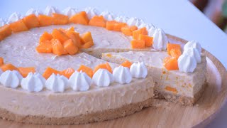 How to Make a Unique Mango Cheesecake An amazing dessert for summer 🥭 [upl. by Boeke]