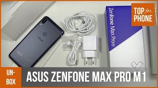 ASUS ZENFONE MAX PRO M1  déballage par TopForPhone [upl. by Ydne]