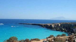 FAVIGNANA  LA PERLA DELLE EGADI  cala azzurra  cala rossa  bue marino  isola da sogno [upl. by Annaira]