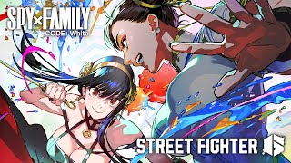 Street Fighter 6  SPY×FAMILY CODE White Special Collaboration Anime [upl. by Llenrahs616]