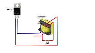 How to make a mini inverter circuit  simple inverter inverter​ electric​ [upl. by Naelcm]