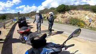 Testing new BMW C400X in Sardinia [upl. by Rufina]