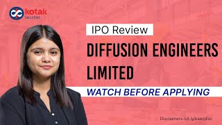 Diffusion Engineers IPO Review  IPO Issue details  Product Portfolio  Watch Before Applying [upl. by Rutger]