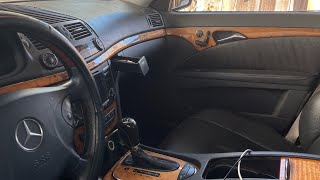 W211 E500 BACK TO STOCK WOOD TRIM [upl. by Kwasi]