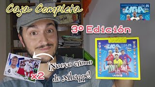 NUEVO CROMO KYLIAN MBAPPÉ  3º EDICIÓN  Caja Completa Liga Este 202425 Panini  CROLOMOLO [upl. by Pepito]