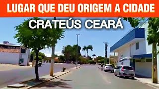 UMA DAS PRIMEIRAS RUAS ONDE DEU ORIGEM A CIDADE DE CRATEÚS NO CEARÁ [upl. by Swanhildas]