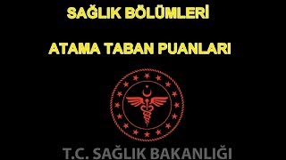 ÖNLİSANS SAĞLIK BÖLÜMLERİ ATAMA PUANLARI 1 [upl. by Beach]