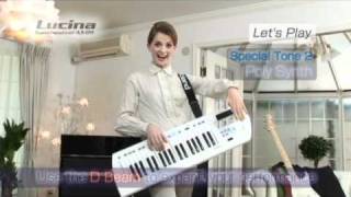 Roland AX09 Lucina Keytar [upl. by Walburga62]