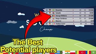 The Best Potential players  WORLD SOCCER CHAMPS [upl. by Higley]