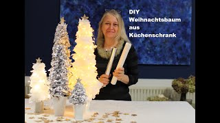 diezürcherin Weihnachtsbaum aus deinem Küchenschrank diy floristik floraldesign deutsch [upl. by Tifanie]