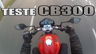 CB300 TEST RIDE  TESTANDO A CB 300 [upl. by Nehte]