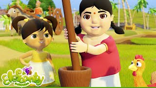 Malayalam Rhymes for Babies  Cow Hen Cat cartoon nursery rhymes for kids Elefaanty Malayalam [upl. by Refenej]