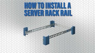 How to install a server rack rail [upl. by Analim]