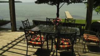 County of Simcoe Cottage for Rent 905 on Lake Simcoe near Orillia Ontario [upl. by Kendyl]