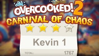 Overcooked 2  Carnival of Chaos 13 2 players Score 3400 [upl. by Boyer242]