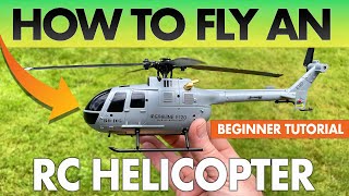 HOW to FLY an RC HELICOPTER ❤️ [upl. by Colyer]