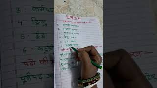 Samas ke Bhed and padon ki pradhanta ke Aadhar per vargikarana [upl. by Leahcimaj]