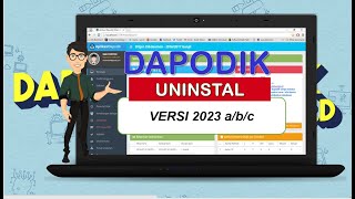 CARA UNINSTAL DAPODIK VERSI 2023ABC UNTUK INSTAL VERSI 2023D [upl. by Innavoj]