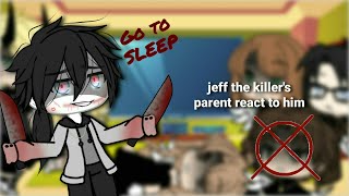 Creepypasta parentreact to their childrens Jeff the killer part 1 [upl. by Akinuahs]