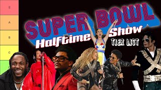 Super Bowl Halftime Show Tier List [upl. by Surat]