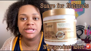 Suave Leave In Conditioner For Natural Hair  Suave Natural Shea Butter amp Pure Coconut Oil [upl. by Ralyat214]