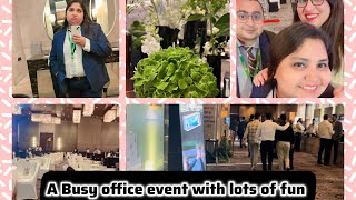 My first office vlog  Daily vlog  Office event day dailyvlog vlog youtube youtuber event [upl. by Ahsiet]