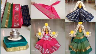 simple varalakshmi pooja kalasam decoration with blouse piece [upl. by Teodor]