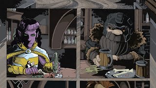 Coloring Fantasy Comic  DampD campaign [upl. by Ahsemed]