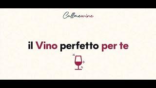 Cerchi il Vino perfetto per te Affidati a Callmewine il tuo Personal Sommelier [upl. by Zarger663]