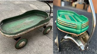 Antique Pull Wagon Restoration [upl. by Marquita]