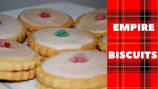 Scottish recipe Empire biscuit recipe  Bake with me [upl. by Darbee457]