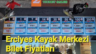 Erciyes Kayak Merkezide Kayak Bilet Fiyatları 2022 2023 Biletiniz Kaybolursa Ne Yapmalıyız [upl. by Blus]