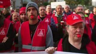 Metallerinnen protestieren in Jena [upl. by Varion619]