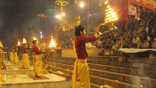 Ganga Aarti Live from Dashashwamedh Ghat Varanasi Kashi [upl. by Anihcak]