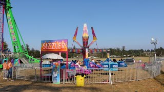 Sizzler  OnRide POV Robbie Hauser  West Coast Amusements 2022 [upl. by Ahsikar]