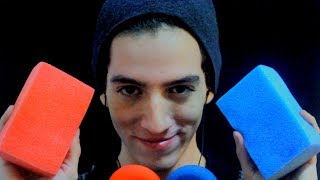 ASMR WITH SPONGE [upl. by Hammad]