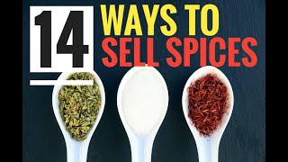 Spice Business Startup Tutorial  14 Ways To Sell Spices  Selling Spices from home [upl. by Yhotmit]