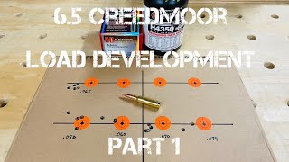 65 Creedmoor Load Development Part 1 [upl. by Ahserkal145]