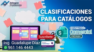 Clasificaciones para catálogos en CONTPAQi Comercial Premium [upl. by Eussoj]