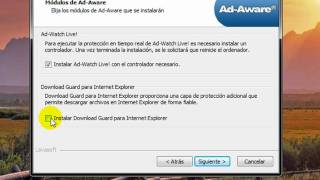 20  Tutorial AdAware 810  Instalación [upl. by Lianne]