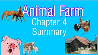 Animal Farm Chapter 4 Summary  George Orwell  English Literature [upl. by Barcus]