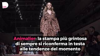 Tendenza animalier capi e accessori per lautunno inverno 2018 [upl. by Abagail]