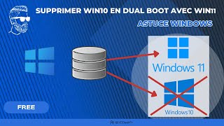 Supprimer Windows 10 en Dual Boot avec Windows 11  Tuto Simple [upl. by Araid75]