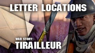 Battlefield V Letter Locations – Tirailleur all 16 [upl. by Leavy500]