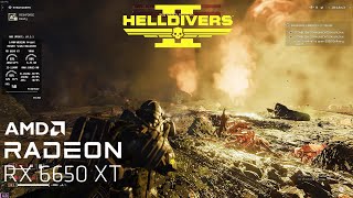 Helldivers II  AMD RX 6650 XT  I511400  1080p High  1440p Medium  Settings  Render Scale [upl. by Lain639]