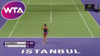 Tennis Highlights Day 3 TEB BNP Paribas WTA Championships [upl. by Otrebogad975]