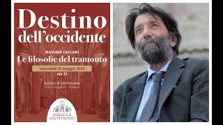 Massimo Cacciari quotLe filosofie del tramontoquot [upl. by Delores]