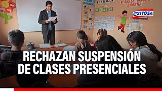 🔴🔵Gremios empresariales en contra de suspensión de clases presenciales por el Apec [upl. by Naida]